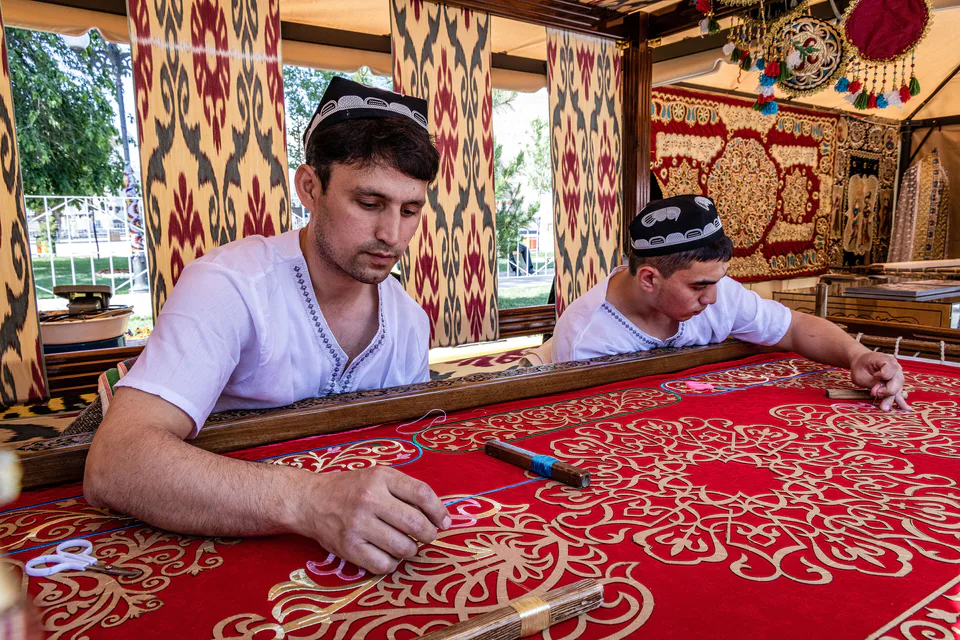 Bukhara, festival, Uzbekistan.