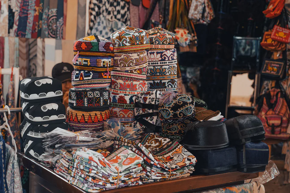Doppi market. Bukhara 2023