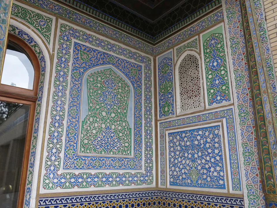 Amaliy San'at Muzeyi, Museu d'Arts Aplicades (Taixkent), detall del porxo