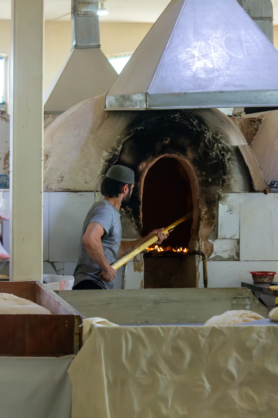 Chorsu bazaar bakery. Tashkent, Uzbekistan.
