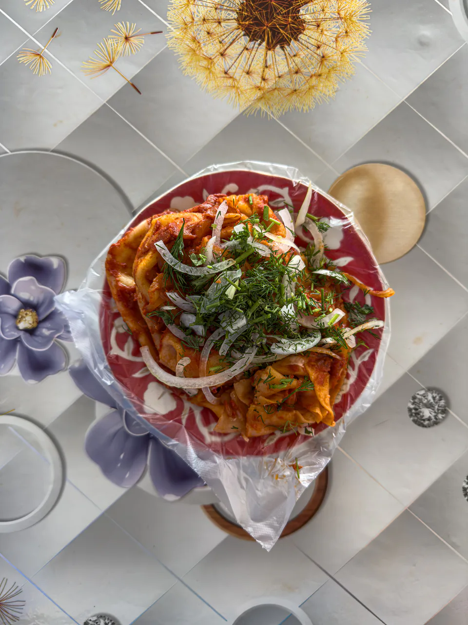 Uzbek national dish "Khonim"