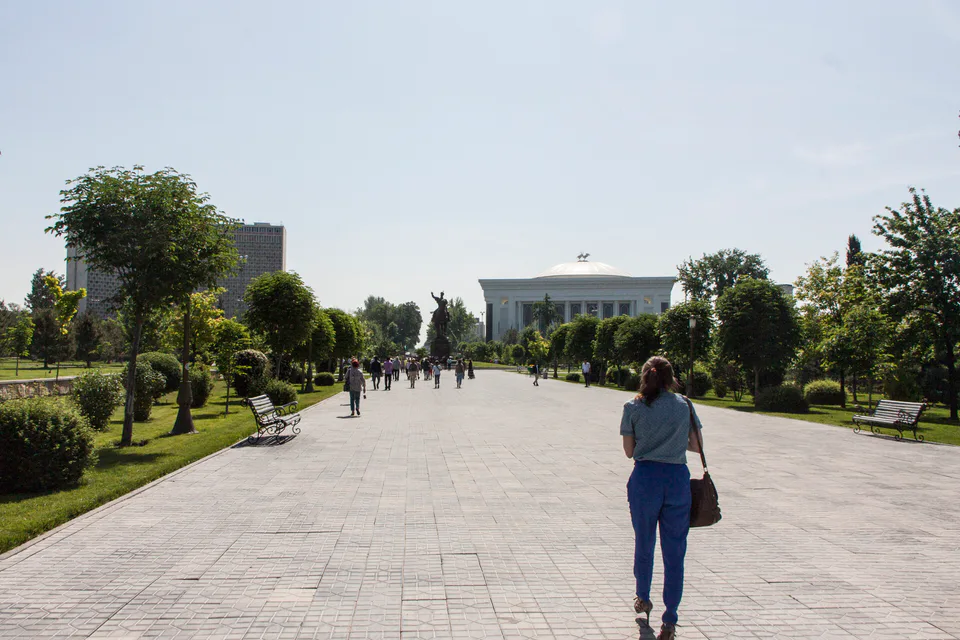Equestrian statue of Timur at Timur square