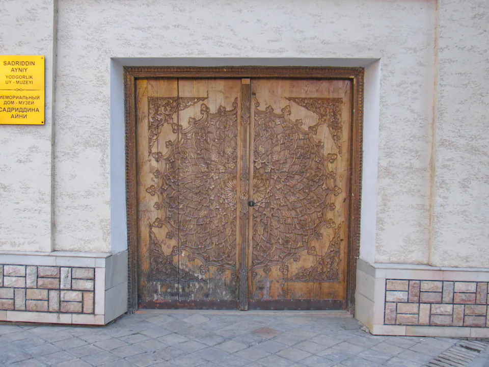 Museum house of Sadriddin Aini at 7, Registan street, Samarkand, Uzbekistan.