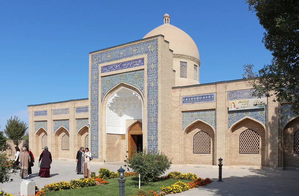 Main gate of Bahoutdin Architectural Complex, Bukhara