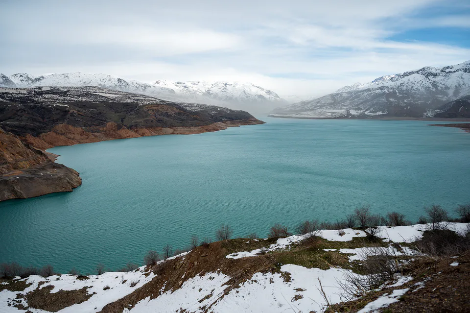 Charvak Reservoir‎ in Ugom Chatkal National Park, Uzbekistan