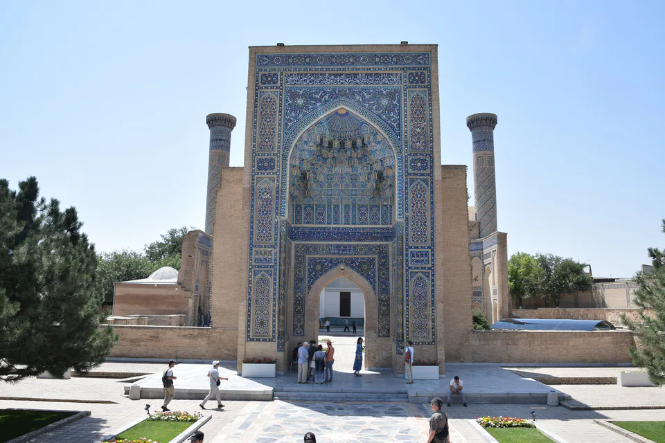 Vue de Samarcande, en Ouzbékistan.