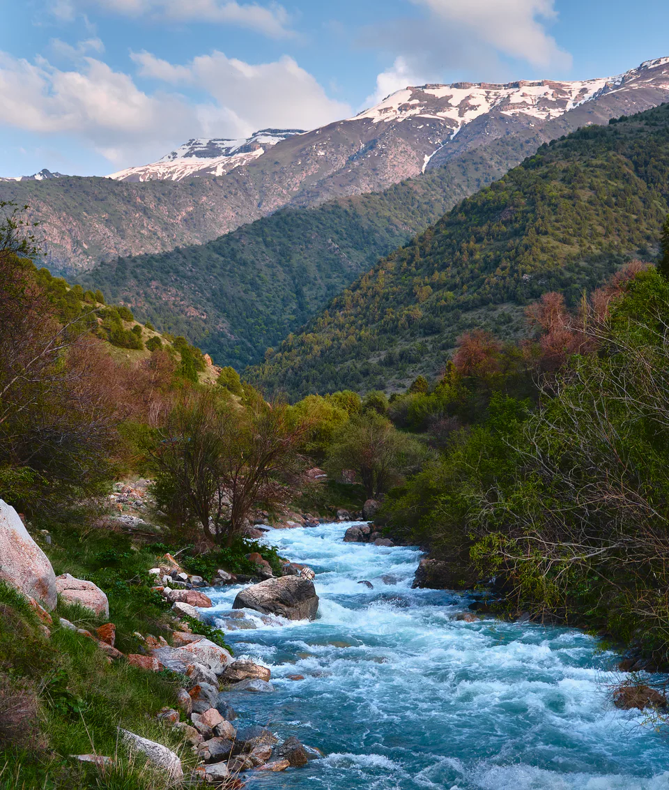 Tankhazdarya. Gissar nature reserve, Qashqadaryo Region, Uzbekistan.