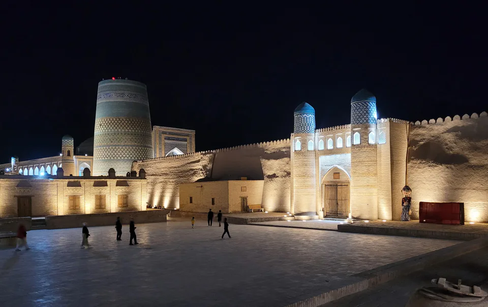 Kalta Minor, Zindon and Konya Ark access gate, Khiva