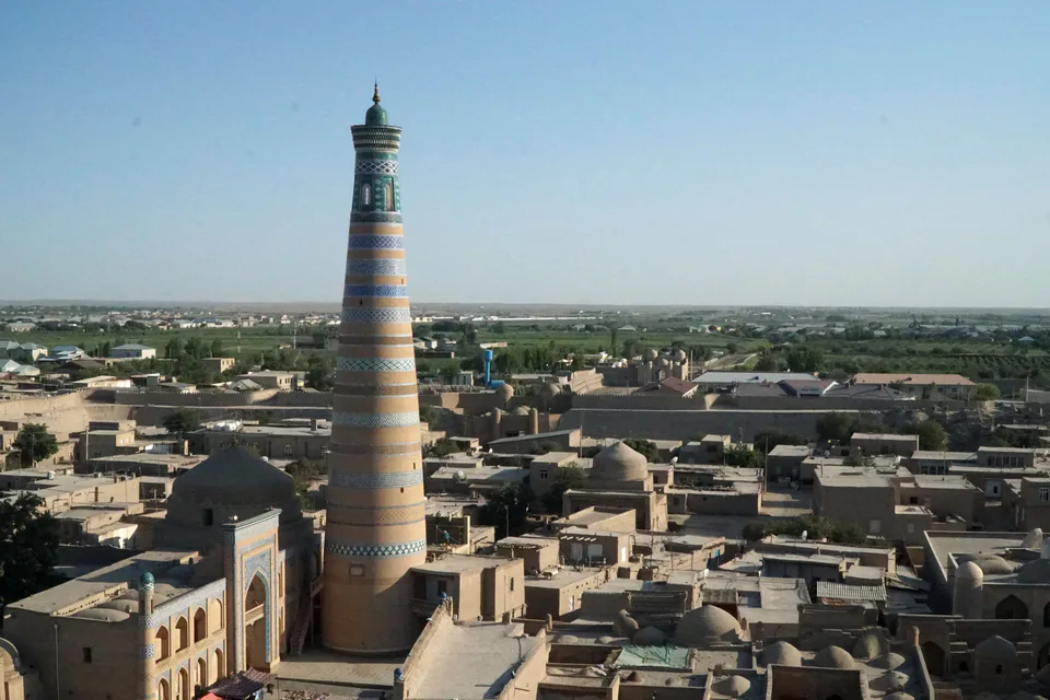 View with Islom-Hoja Minaret