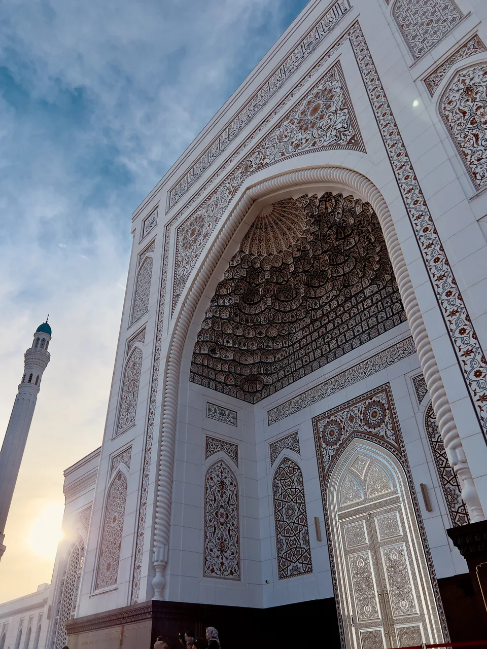 Front part of the pishtak of the Imam al-Bukhari Memorial Complex
