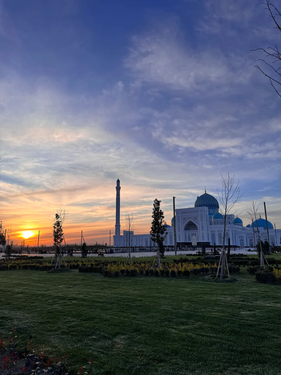 Imam al-Bukhari Memorial Complex Before Sunset