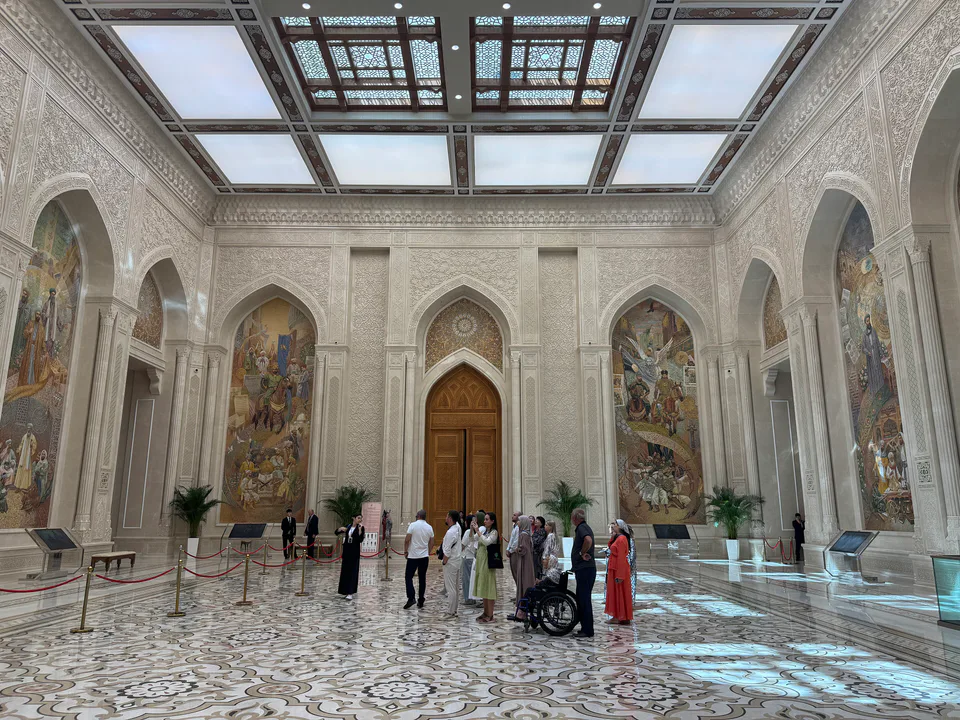 Center of Islamic Civilization of Uzbekistan at the Hazrati Imam Complex in Tashkent, Uzbekistan. View 007.