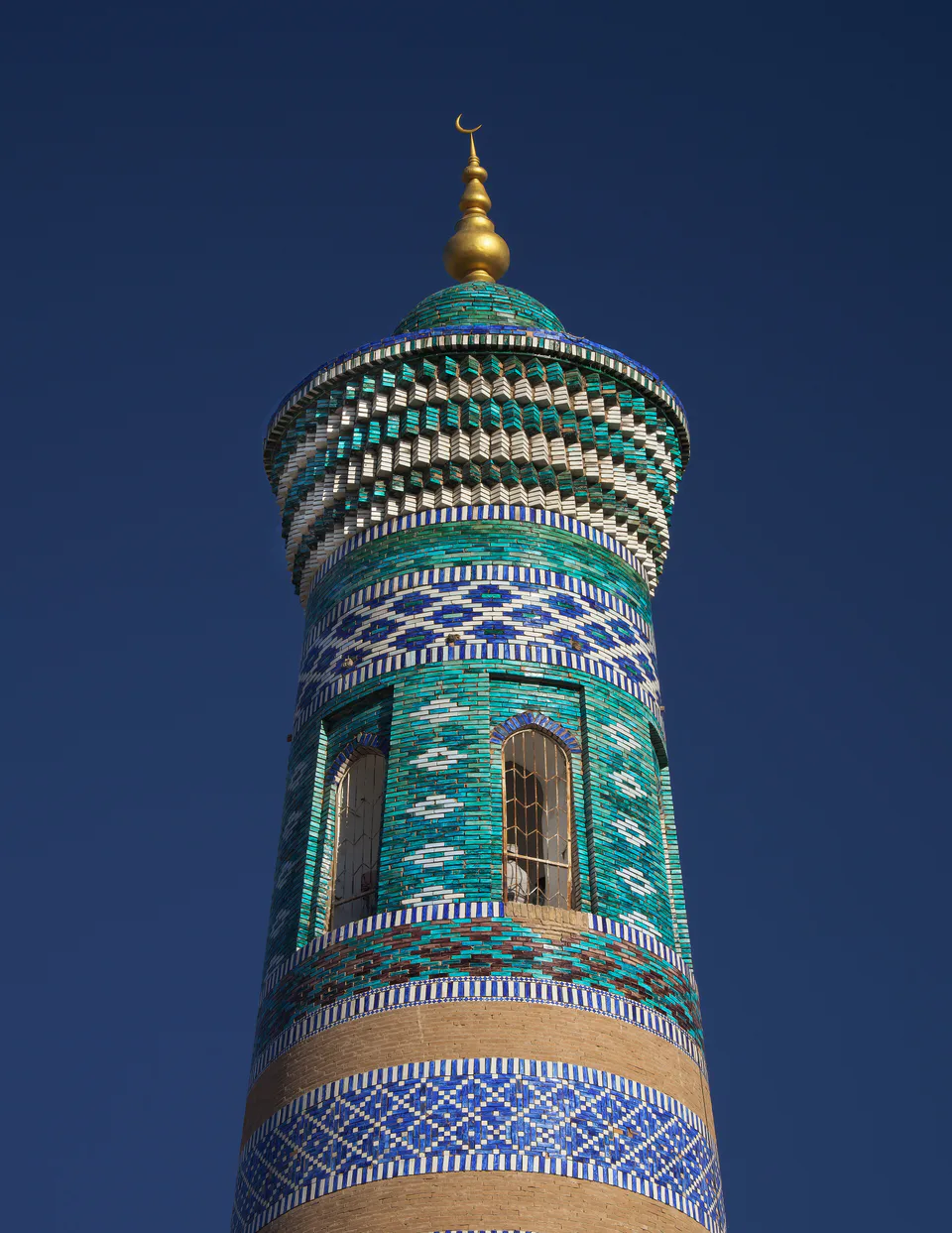 Islam Hoja Minaret, Itchan-Kala, Khiva, Uzbekistan