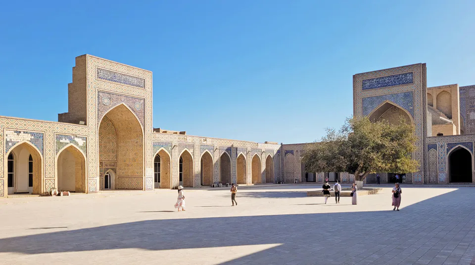 Courtyard of Kalan Mosque, Bukhara, Uzbekistan