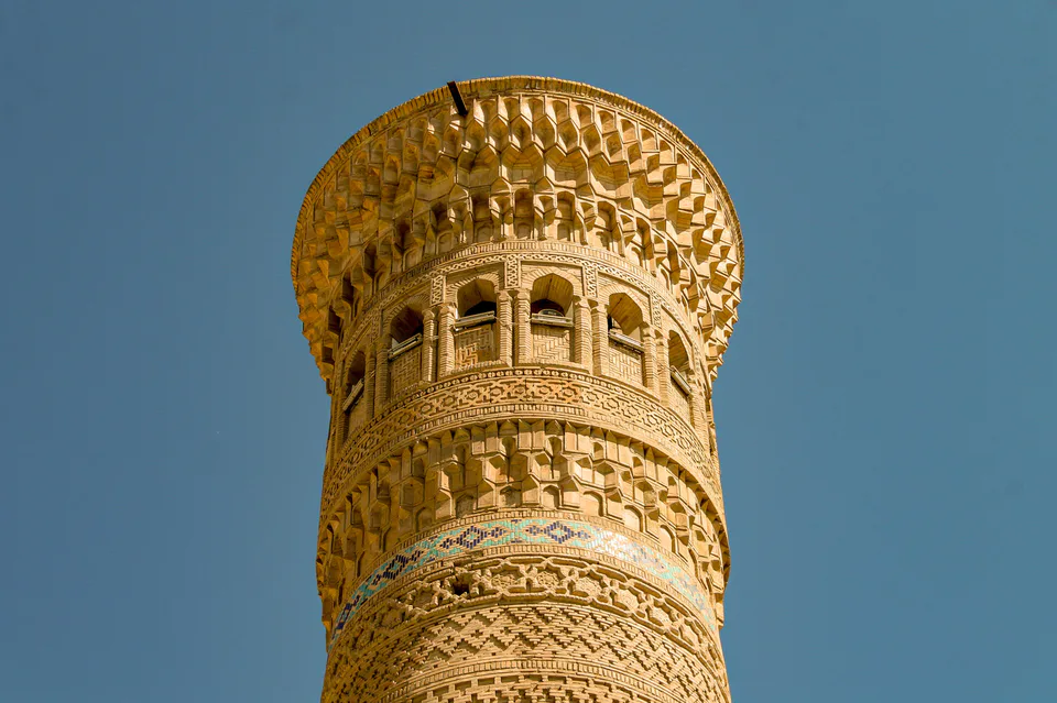 Upper part of Kalyan minaret, Bukhara, Uzbekistan