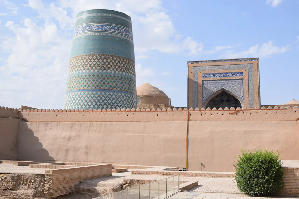 Vue de Khiva en Ouzbékistan.