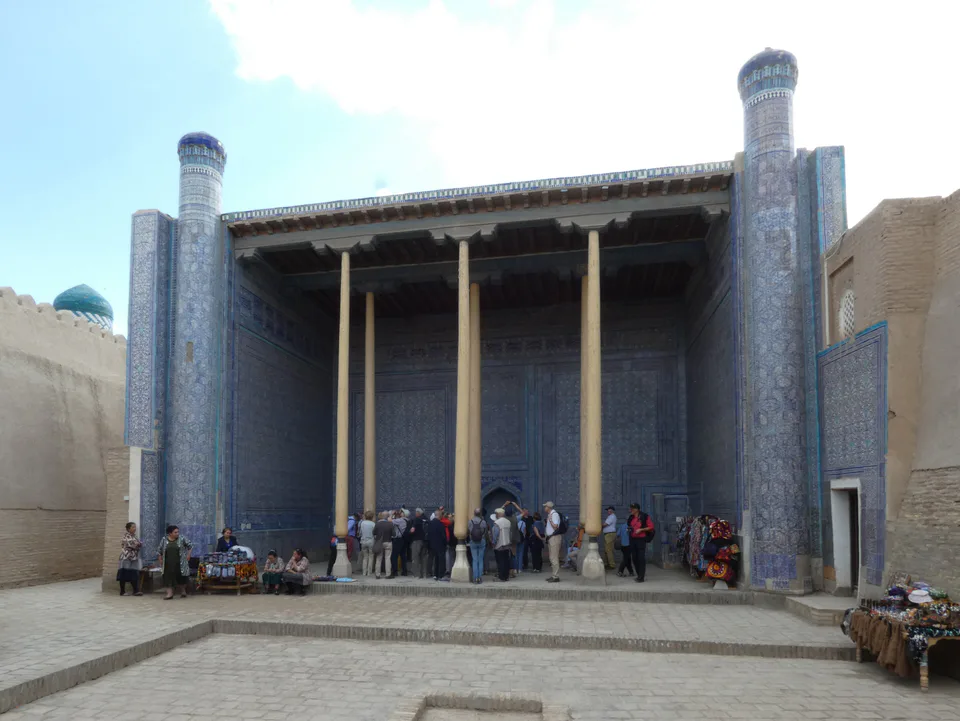 Konya Ark, Chiwa, Moschee, Iwan des offenen Sommerbereichs