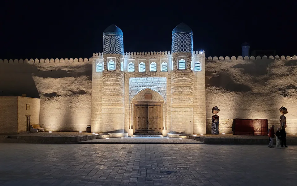 Konya Ark access gate, Khiva