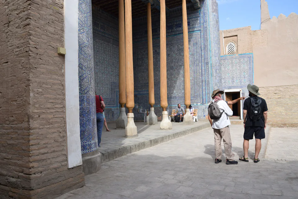 Vue de Khiva en Ouzbékistan.