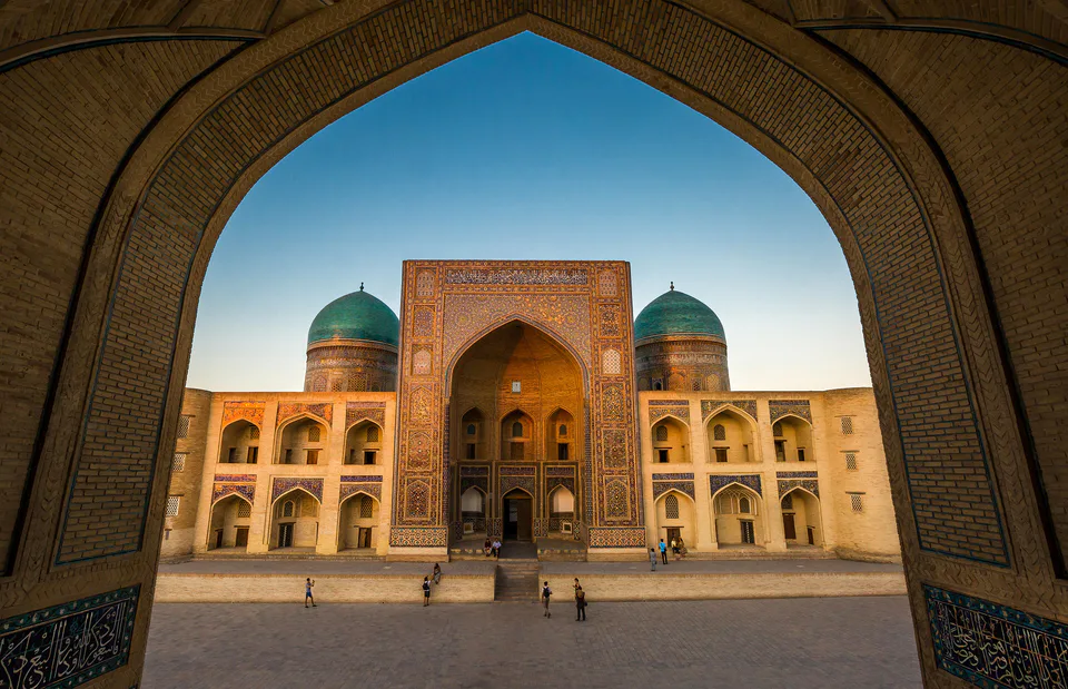 Mir-i-Arab Madrasah, Bukhara, Uzbekistan.