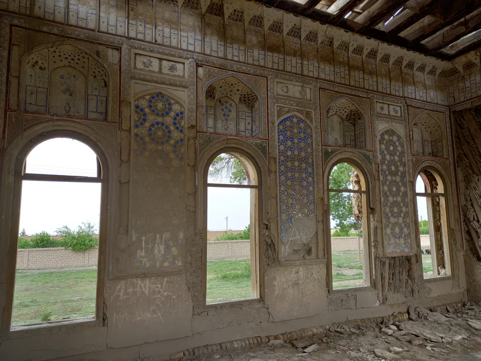 Mirzochorbog Palace. Karmana, Uzbekistan