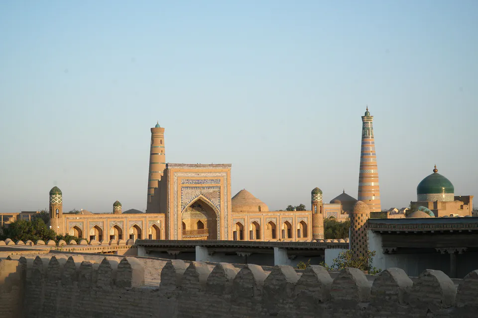 Mohammed Rahim Khan madrasa seen from city wall