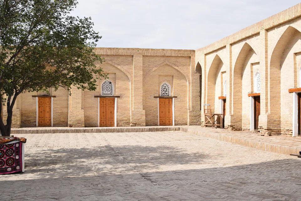 Vue de Khiva en Ouzbékistan.