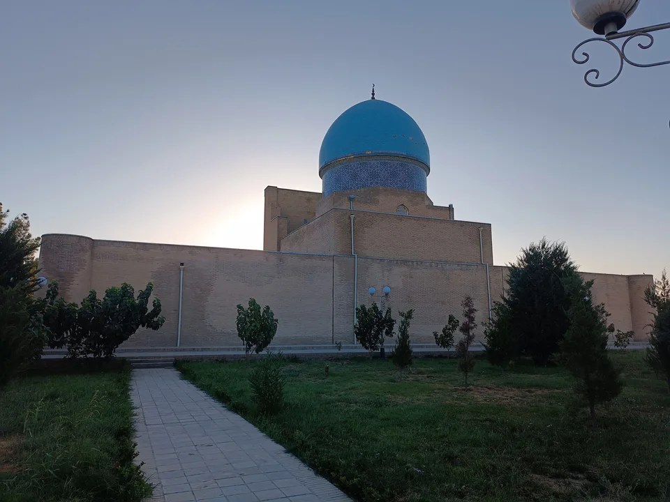 Adina mosque view from back