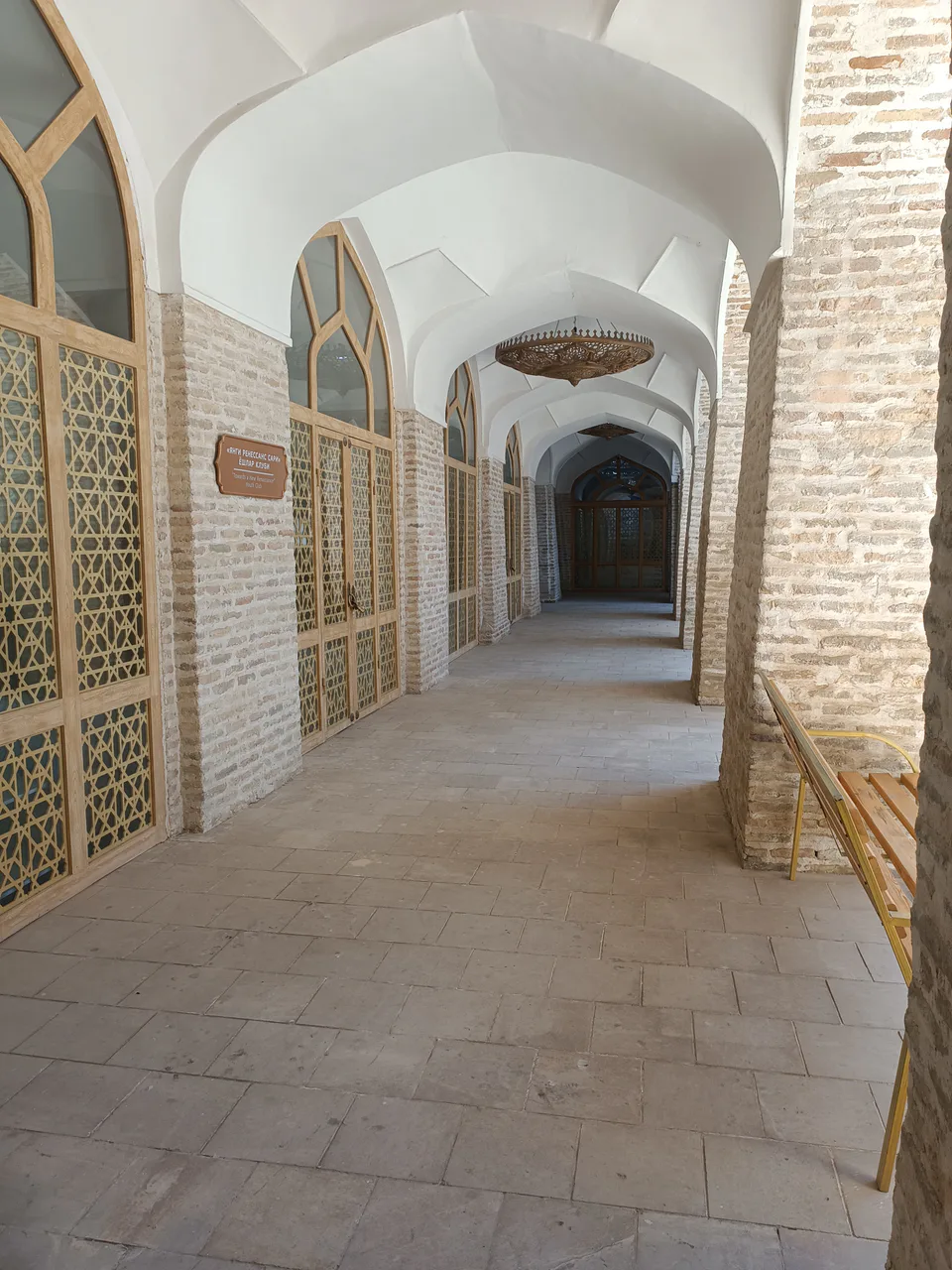 Adina mosque, southeast corridor