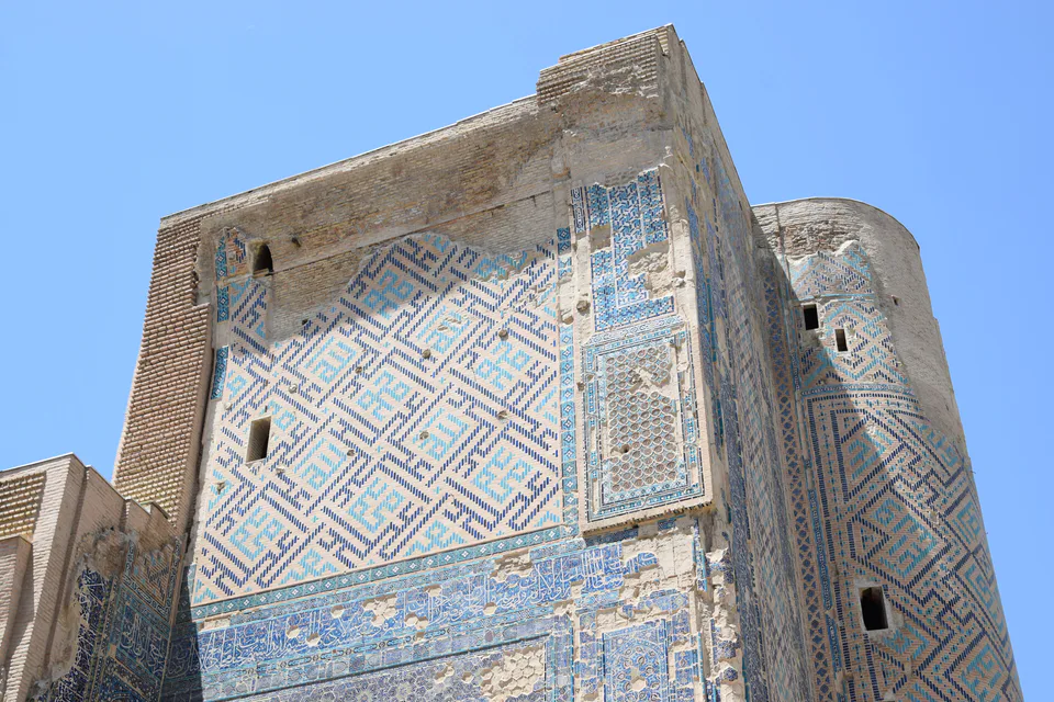 Vue de Shahrisabz en Oukékistan.