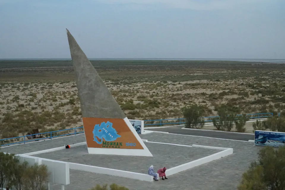 Aral Sea and memorial