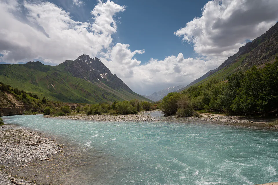 Oygaying river, Ugom-Chatkal national park, Uzbekistan
