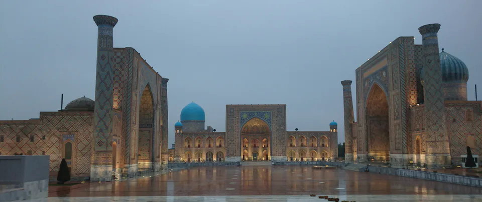 Registan three madrasahs_Samarkand