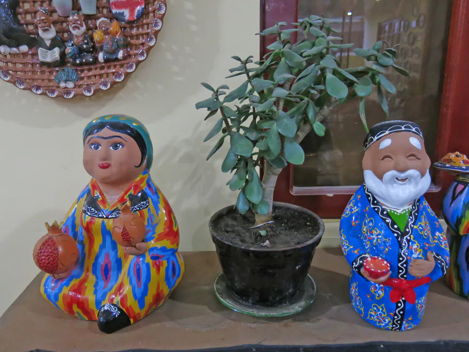 Taller ceràmic de Rustam Usmanov, Burhoniddin Roshidoni Ko'chasi 6 (Rixtan)