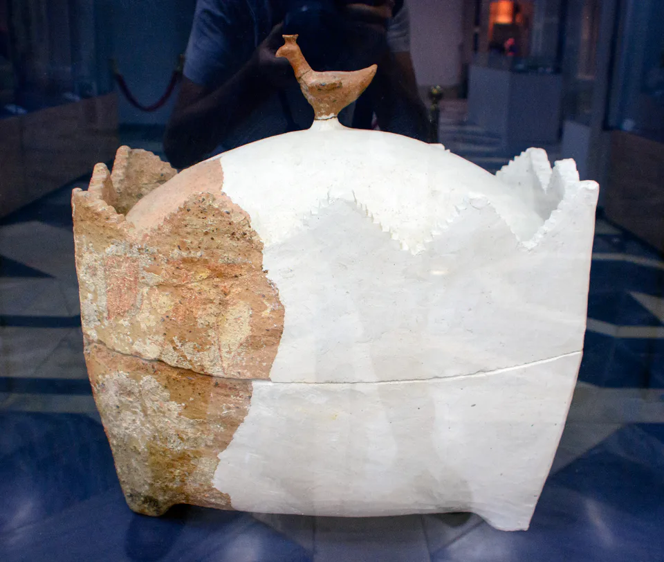 Karakalpakstan Chilpyk Tower of Silence (dakhma) 1st cent BCE-1st cent CE Zoroastrian Ossuary Igor Savitsky Museum, Nukus