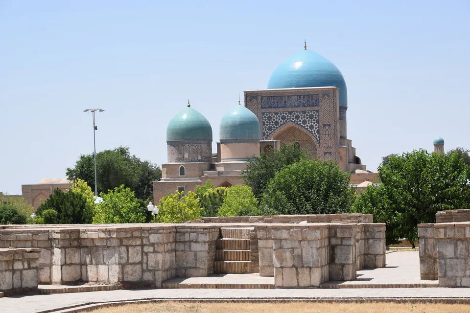 Vue de Shahrisabz en Oukékistan.