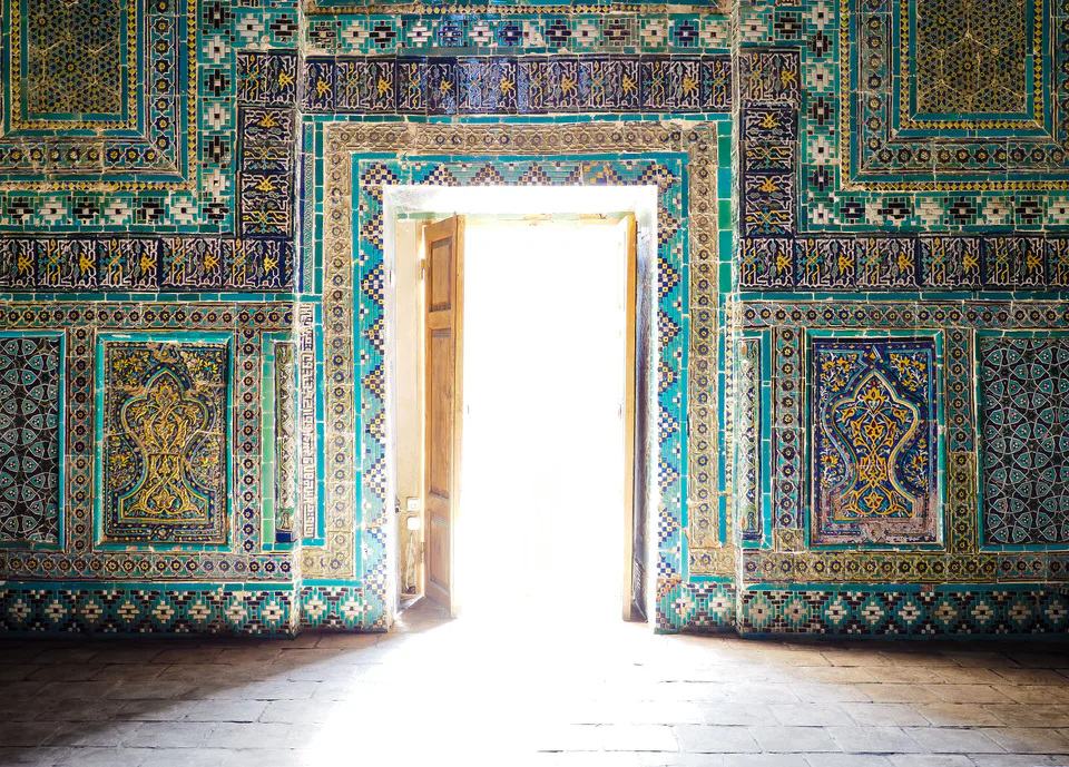 Tuman Oko complex, Shah-i-Zinda, Samarkand, Uzbekistan