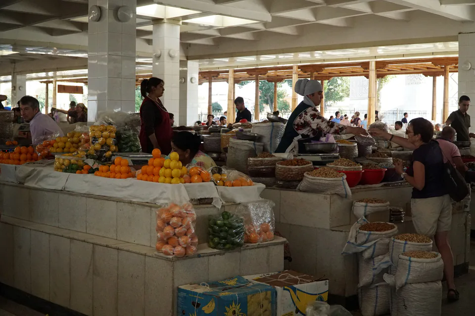 Siyob Bazaar in Samarkand