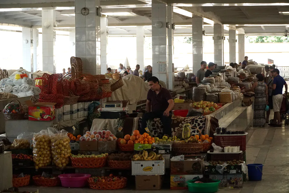Siyob Bazaar in Samarkand