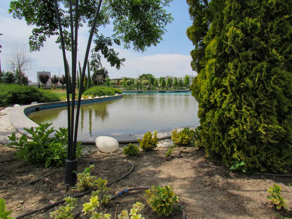 Tashkent city park, Uzbekistan.