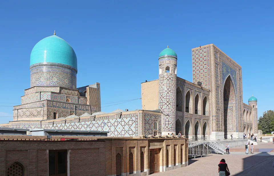 Tilya-Kori Madrasa in Samarkand, Uzbekistan