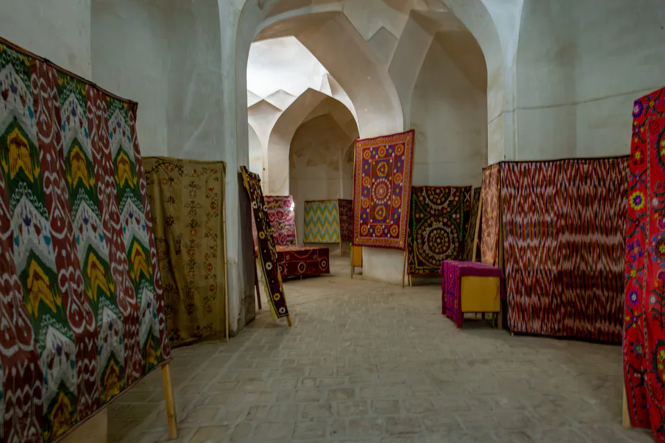 Interior of the tim of Abdulloh khan. Bukhara, Uzbekistan.