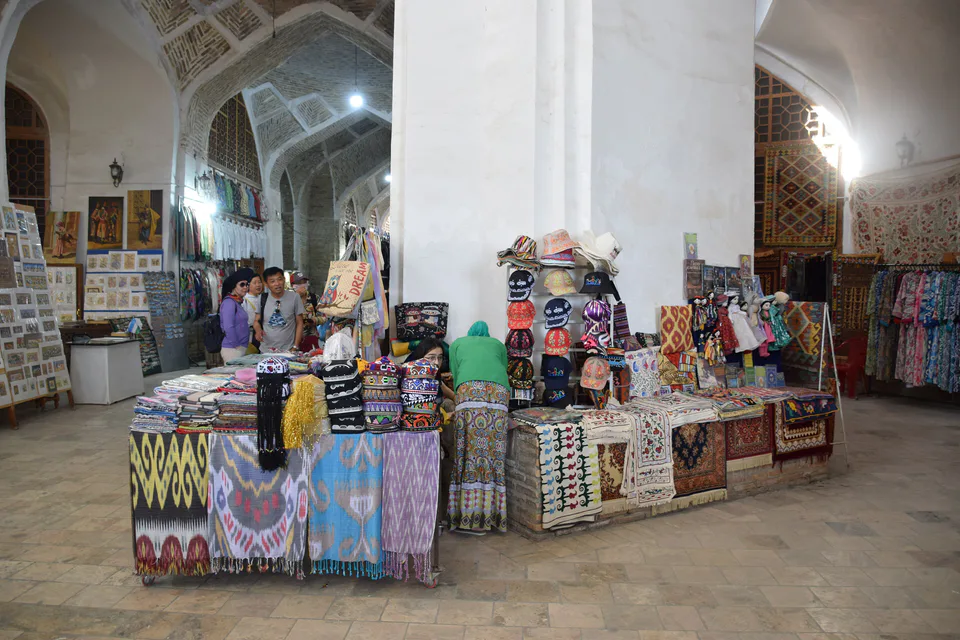 Vue de Boukhara, en Ouzbékistan.