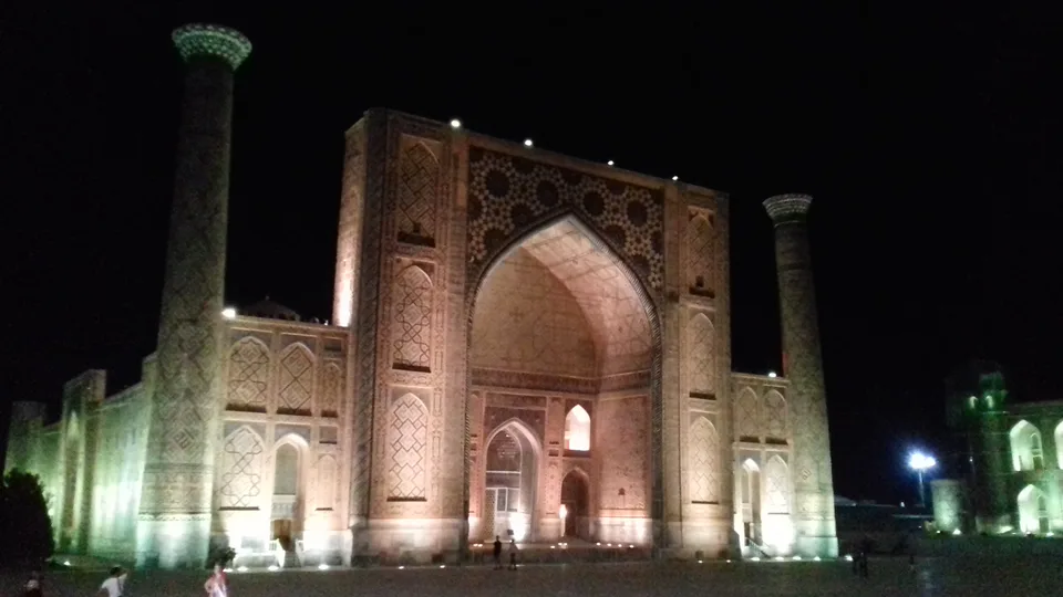 Night Ulughbek Madrasa