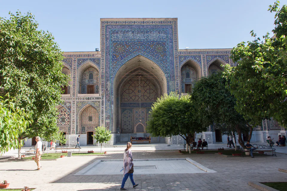 Courtyard of Ulugbek madrasah