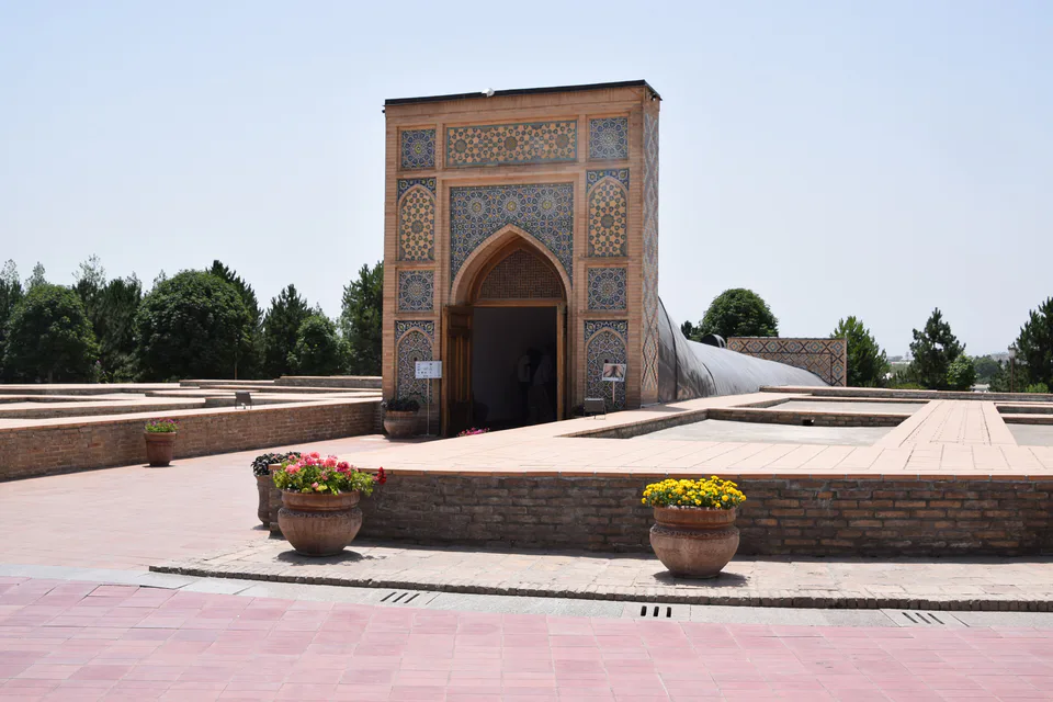 Vue de Samarcande, en Ouzbékistan.