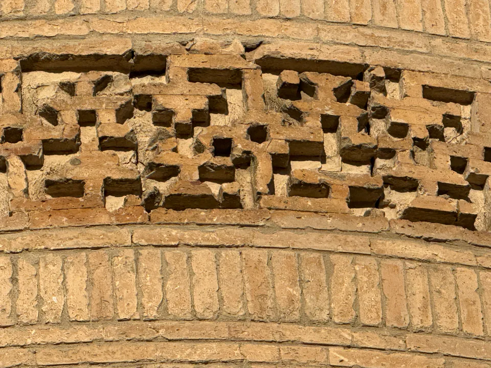 Tilework detail, Vobkent/Vabkent Minaret, Qarakhanid