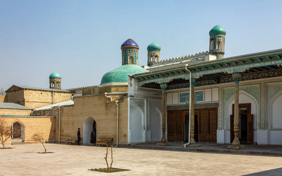 Khudayar Khan Palace courtyard, Kokand, Uzbekistan
