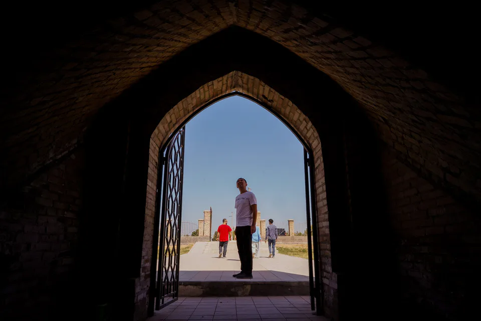"Wooden sardoba", Ogʻoch Sardoba at Gumbaz, Uzbekistan