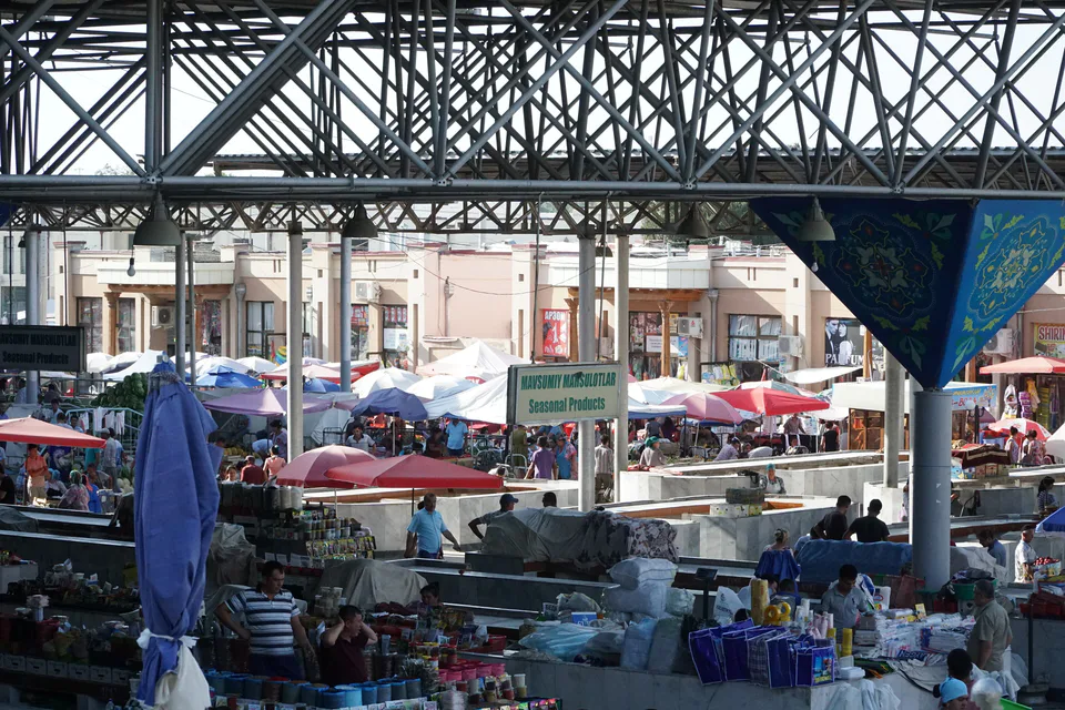 Siyob Bazaar in Samarkand